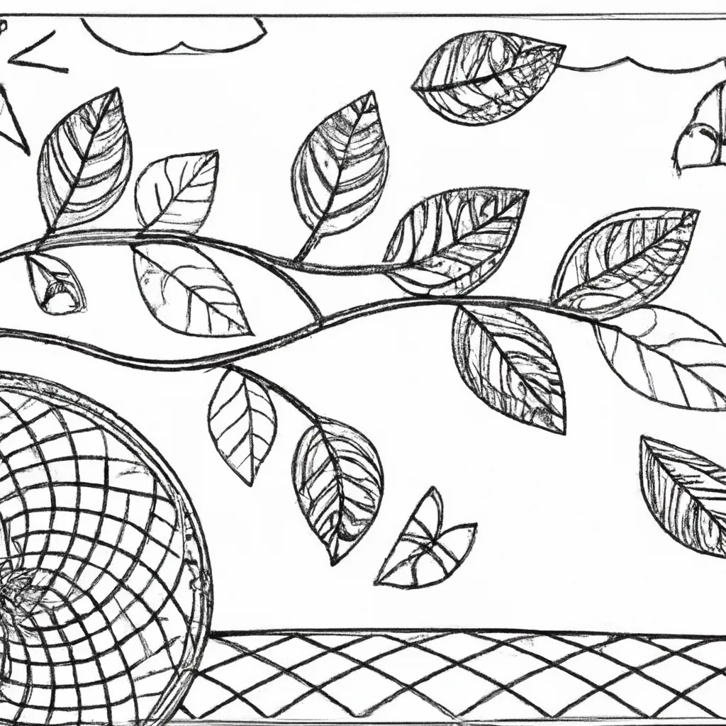 cores do vento desenhos padroes folhas imprimir colorir 3