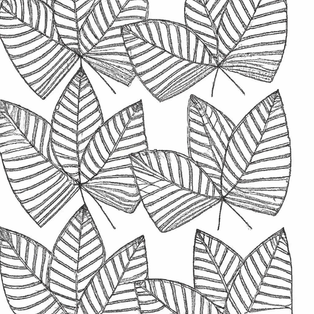 cores do vento desenhos padroes folhas imprimir colorir 11