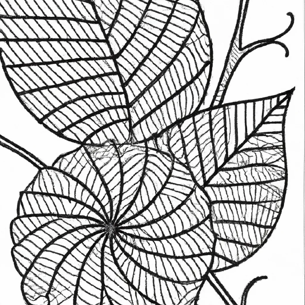 cores do vento desenhos padroes folhas imprimir colorir 13