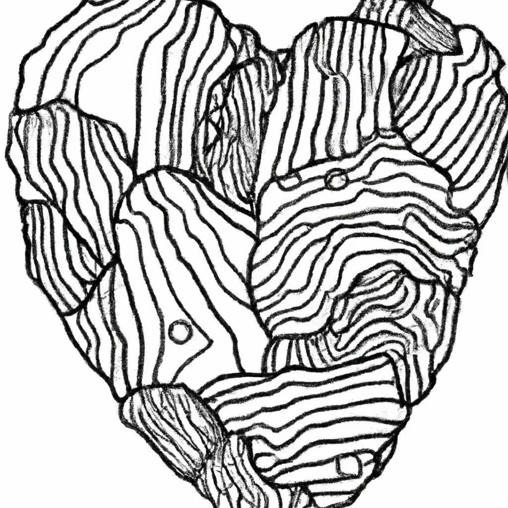 coracao pedra desenhos texturas rochosas 8