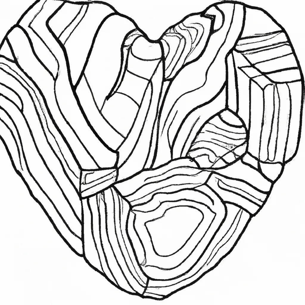 coracao pedra desenhos texturas rochosas 11