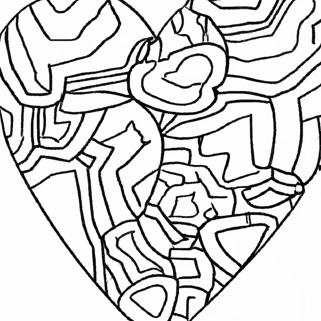 coracao pedra desenhos texturas rochosas 14