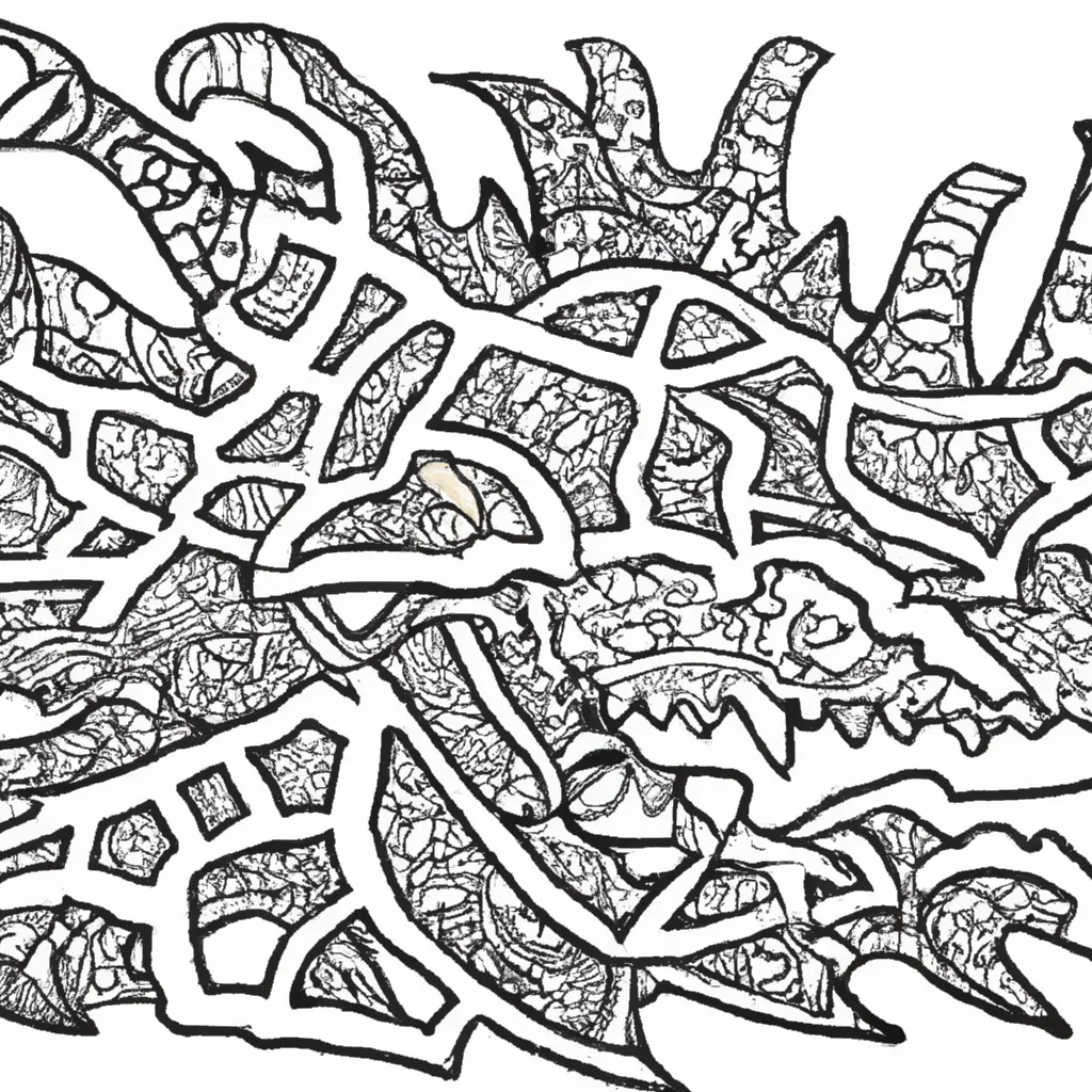 sob a pele do dragao desenhos texturas escamas imprimir colorir 8 sob a pele do dragao desenhos texturas escamas imprimir colorir 8