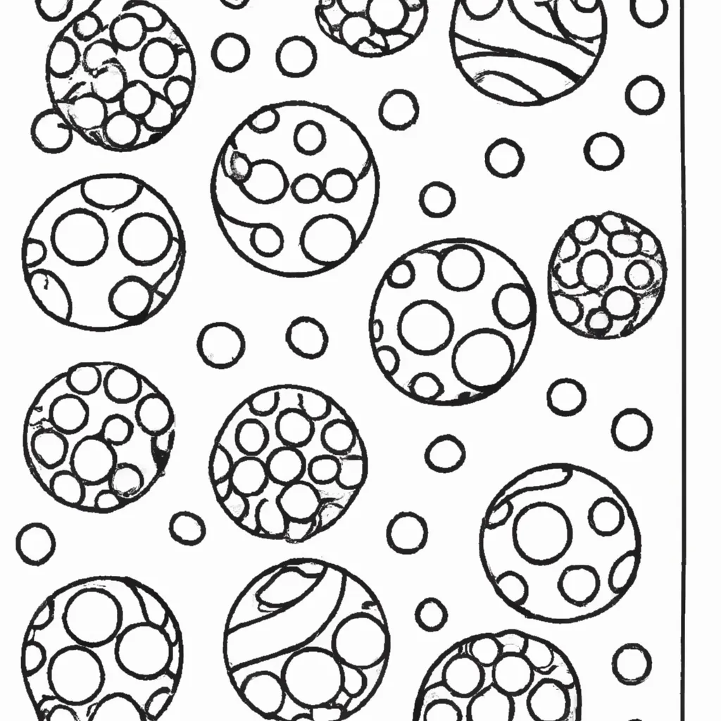 festas de bolinhas desenhos padroes poa imprimir colorir 1