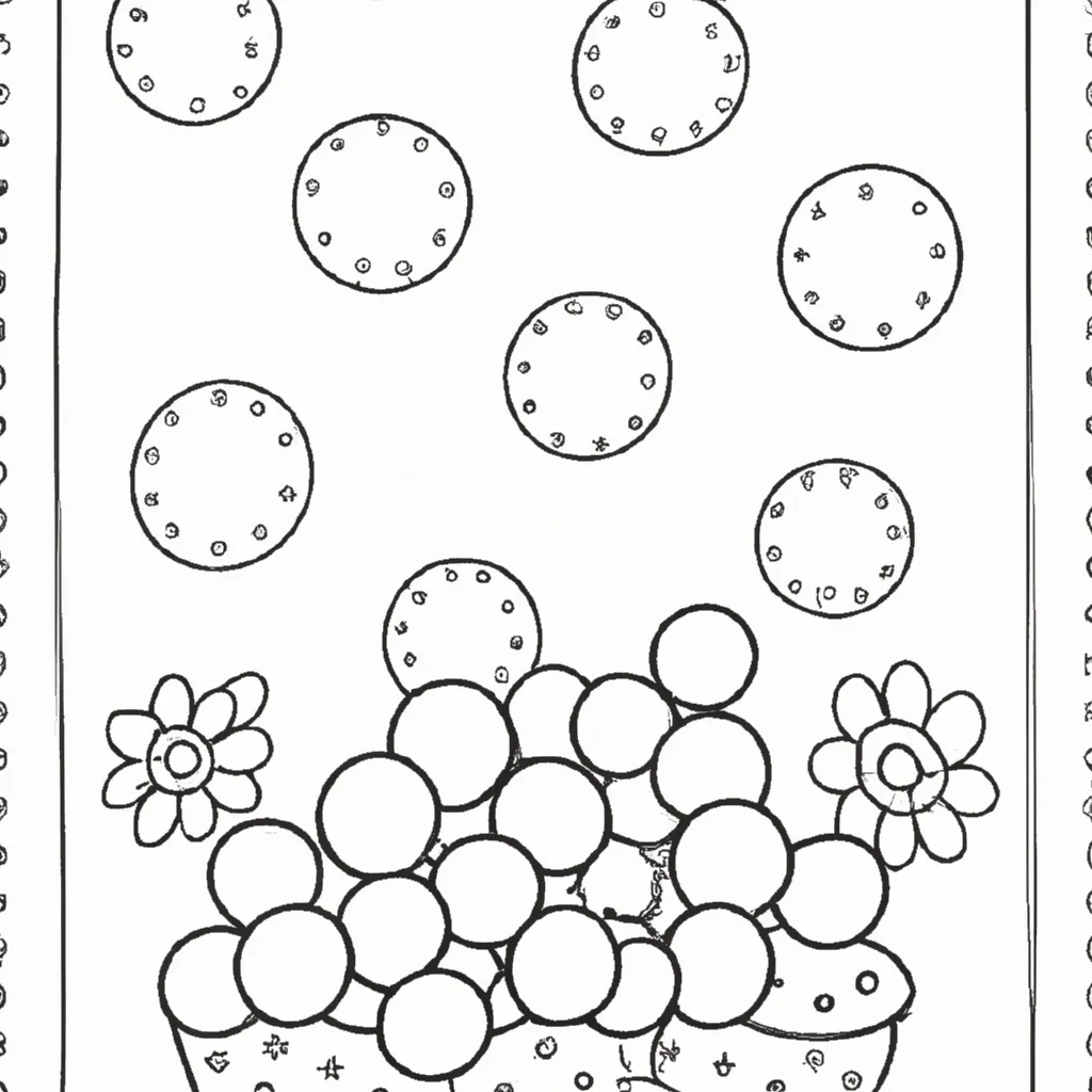 festas de bolinhas desenhos padroes poa imprimir colorir 2