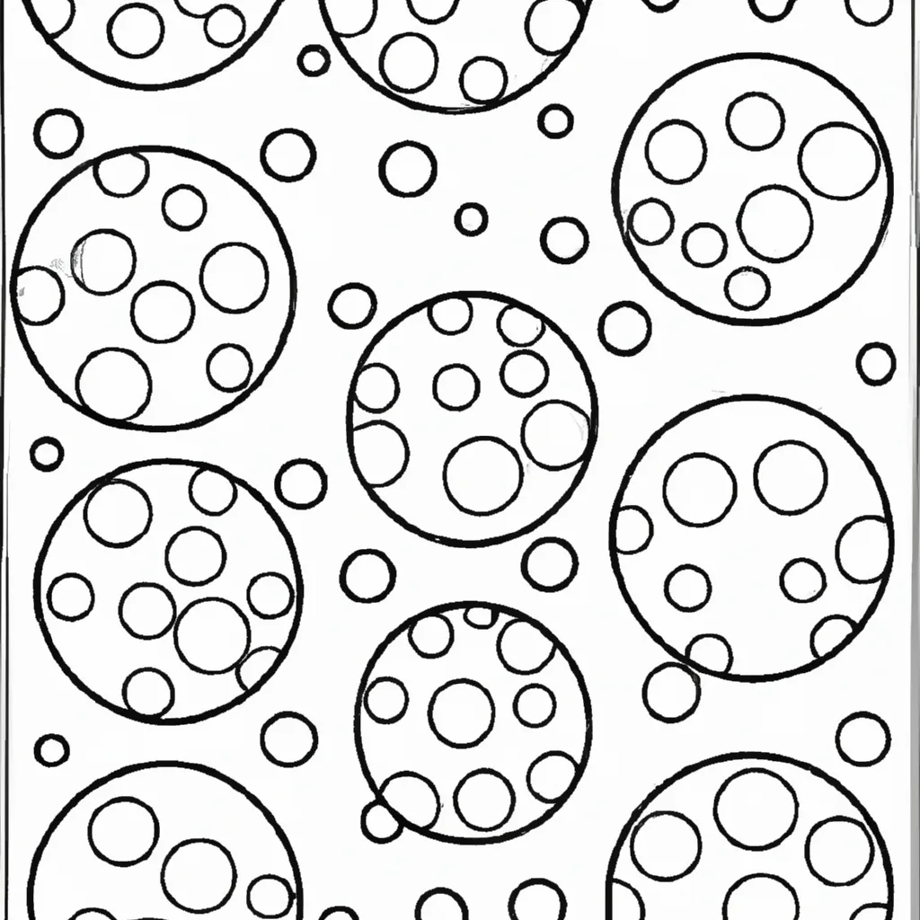 festas de bolinhas desenhos padroes poa imprimir colorir 3
