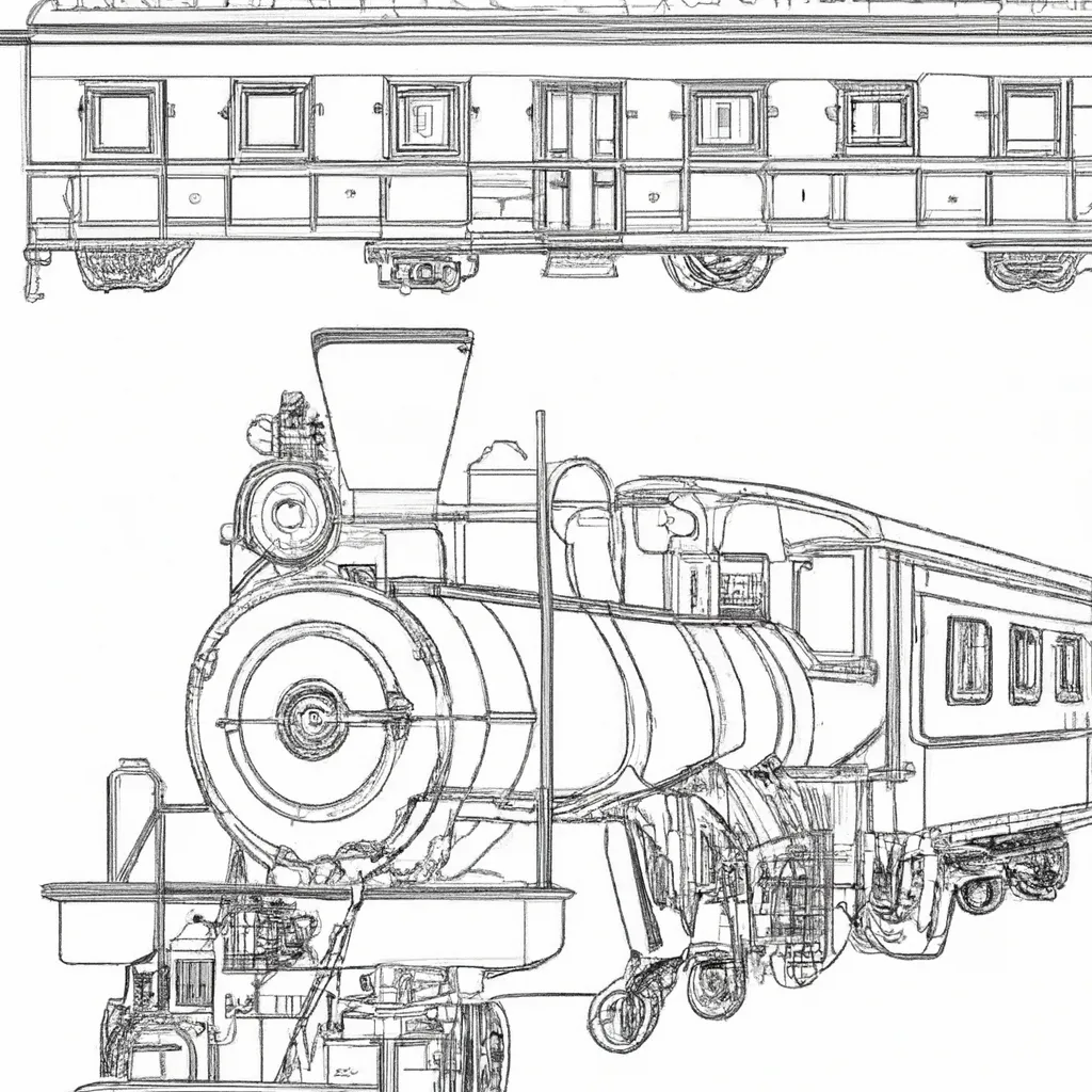 viagem tempo desenhos trens antigos 7