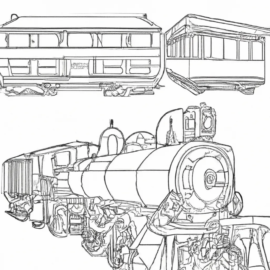 viagem tempo desenhos trens antigos 9