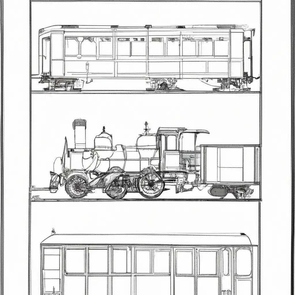 viagem tempo desenhos trens antigos 11