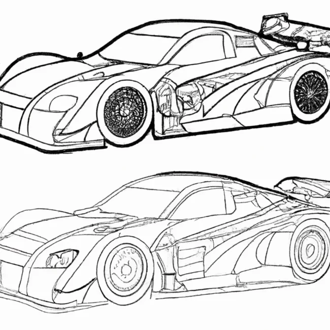 desenhos carros corrida imprimir colorir