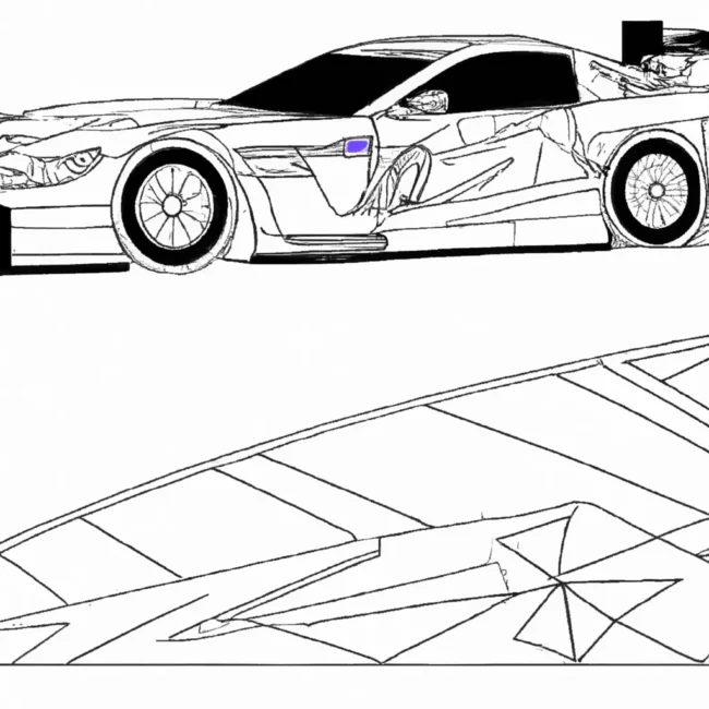 desenhos carros corrida imprimir colorir 1