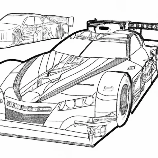 desenhos carros corrida imprimir colorir 6