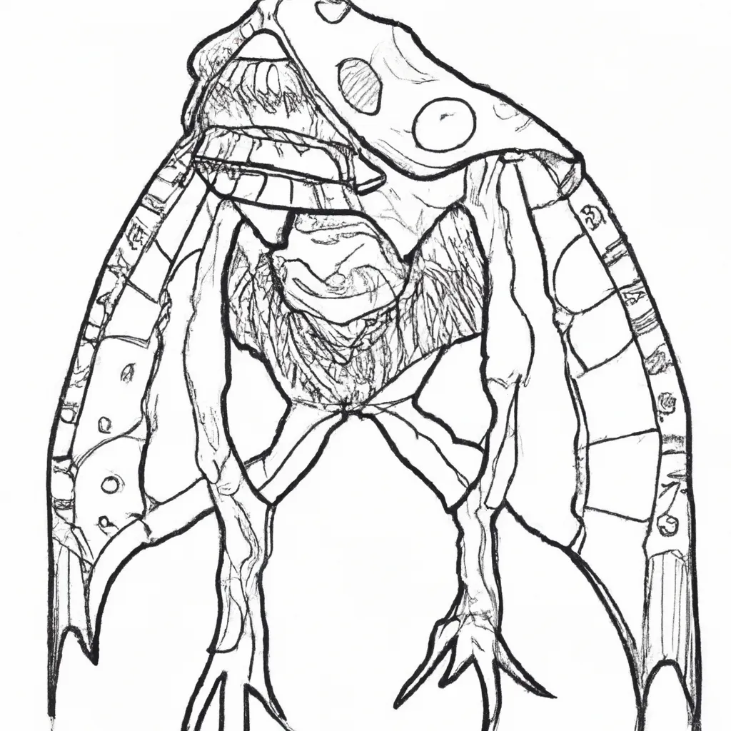 criaturas sombrias desenhos monstros noturnos 3