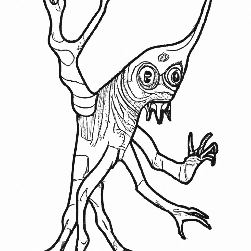 criaturas sombrias desenhos monstros noturnos 5
