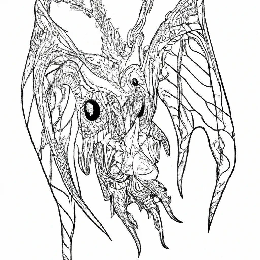 criaturas sombrias desenhos monstros noturnos 6