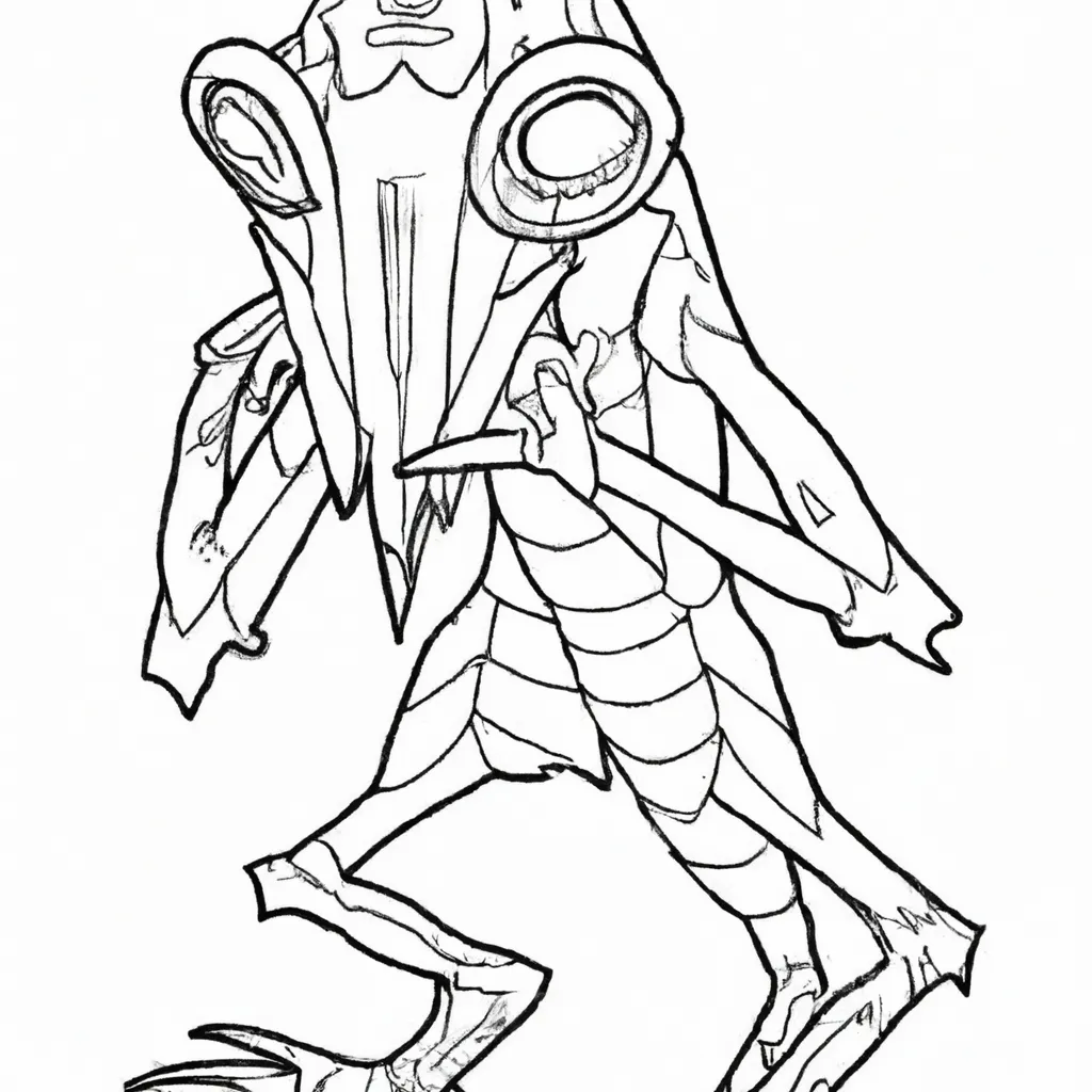 criaturas sombrias desenhos monstros noturnos 7