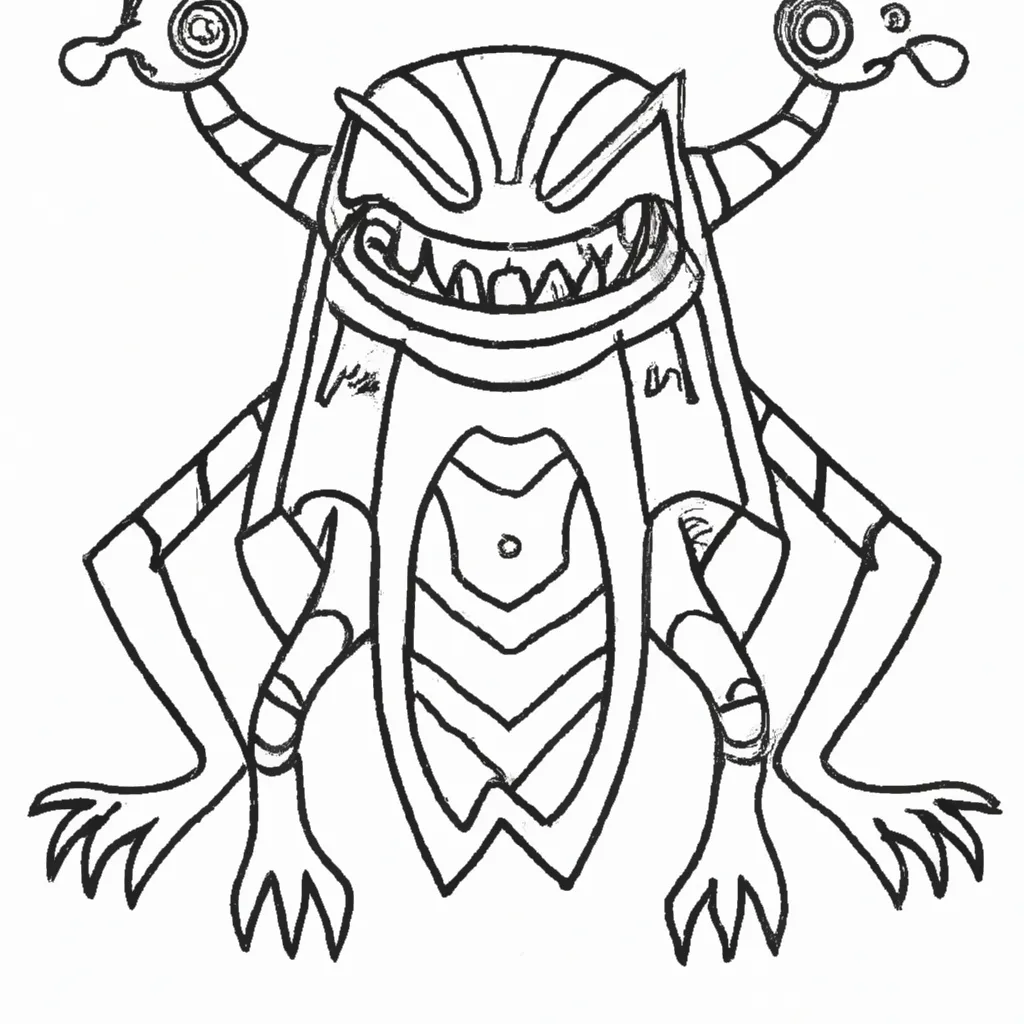 criaturas sombrias desenhos monstros noturnos 8