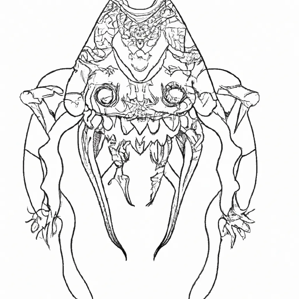 criaturas sombrias desenhos monstros noturnos 11
