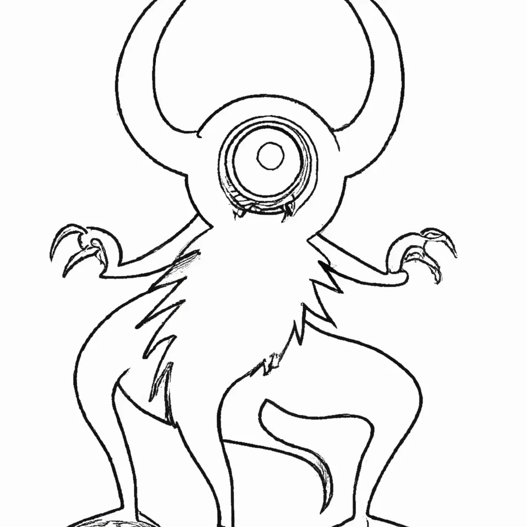 criaturas sombrias desenhos monstros noturnos 14