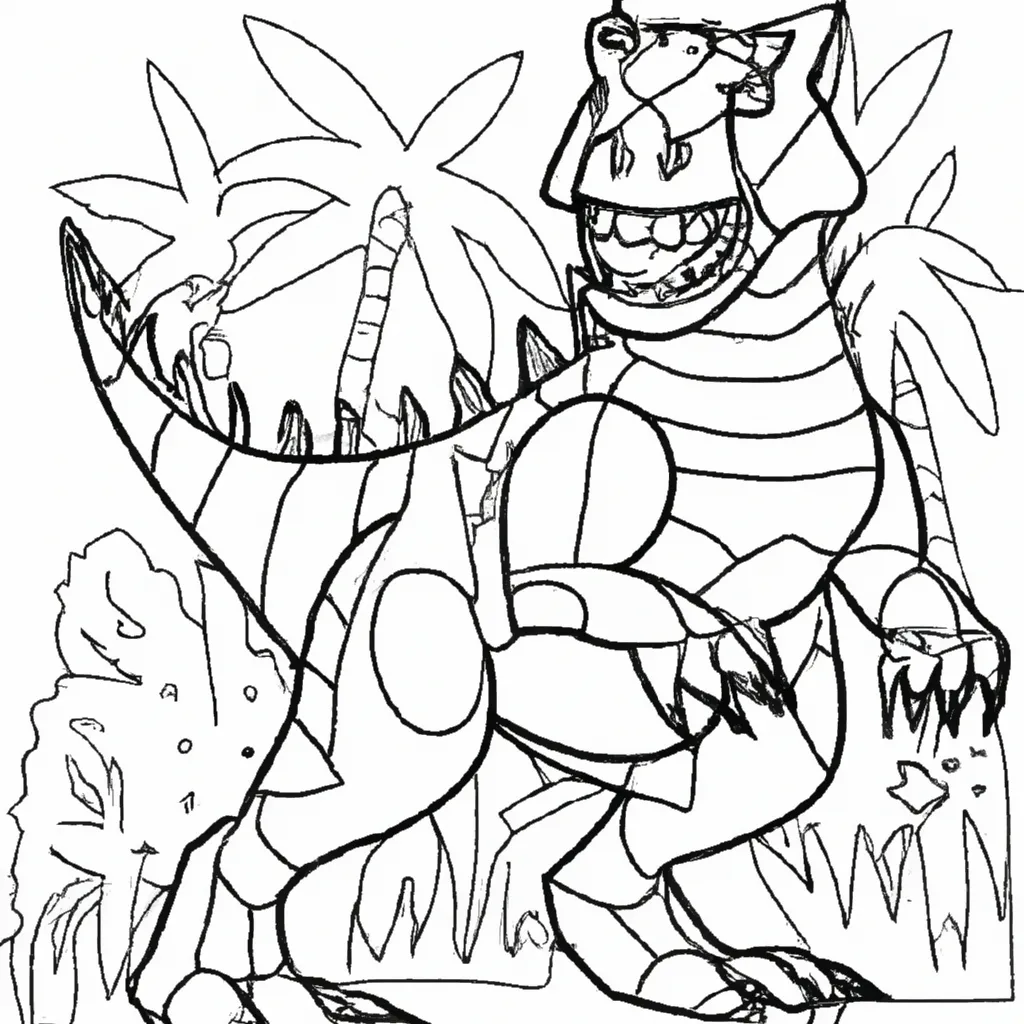 reino feras desenhos monstros imprimir colorir 6 reino feras desenhos monstros imprimir colorir 6