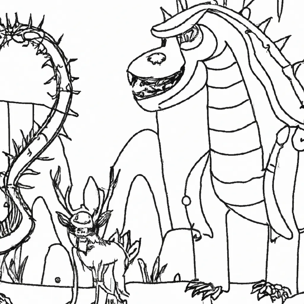 reino feras desenhos monstros imprimir colorir 10 reino feras desenhos monstros imprimir colorir 10