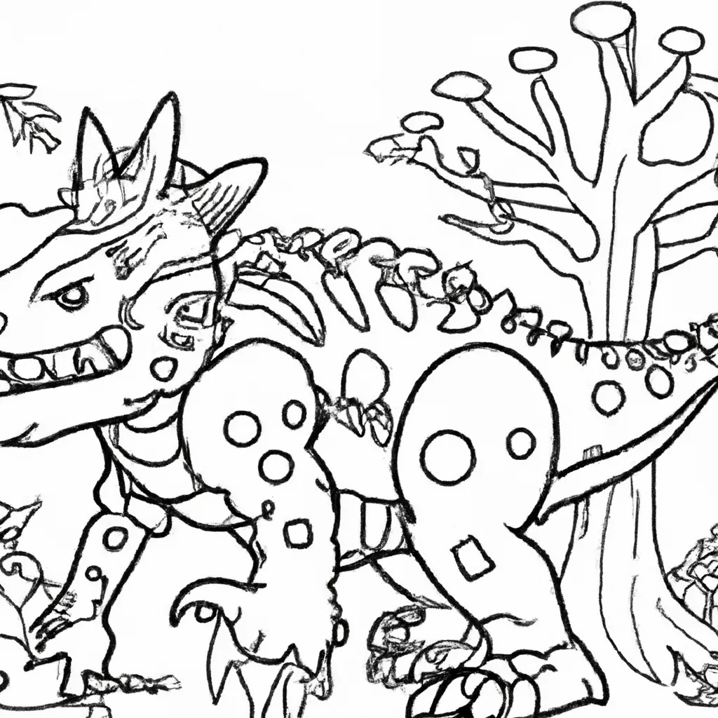 reino feras desenhos monstros imprimir colorir 14 reino feras desenhos monstros imprimir colorir 14