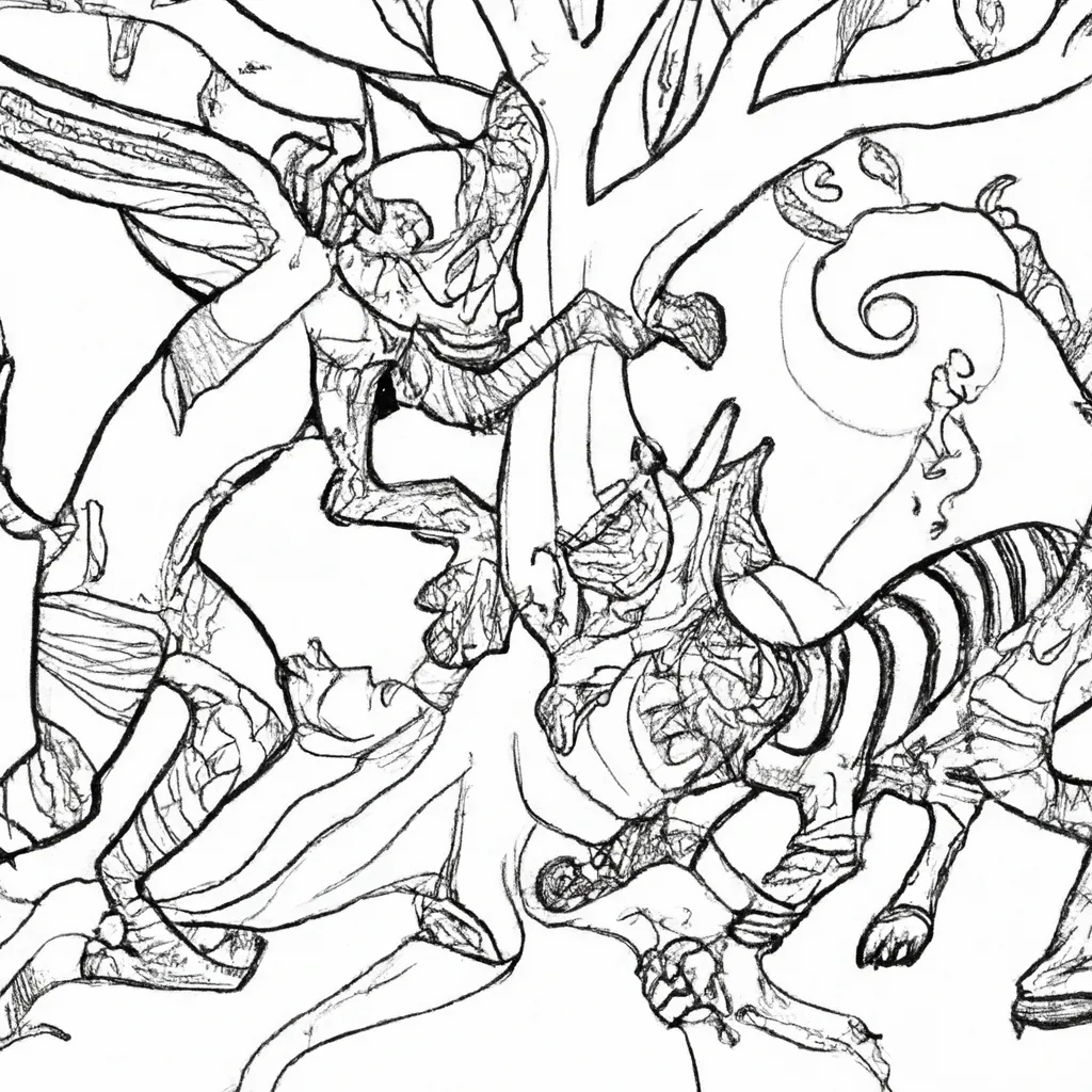 reino feras desenhos monstros imprimir colorir 15 reino feras desenhos monstros imprimir colorir 15