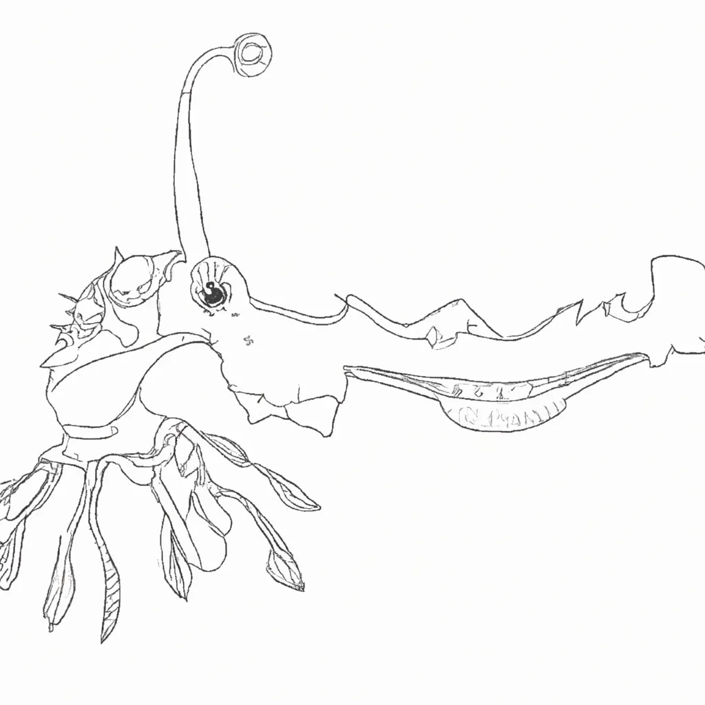ameacas marinhas desenhos monstros oceano 7