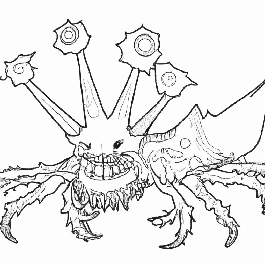 ameacas marinhas desenhos monstros oceano 12