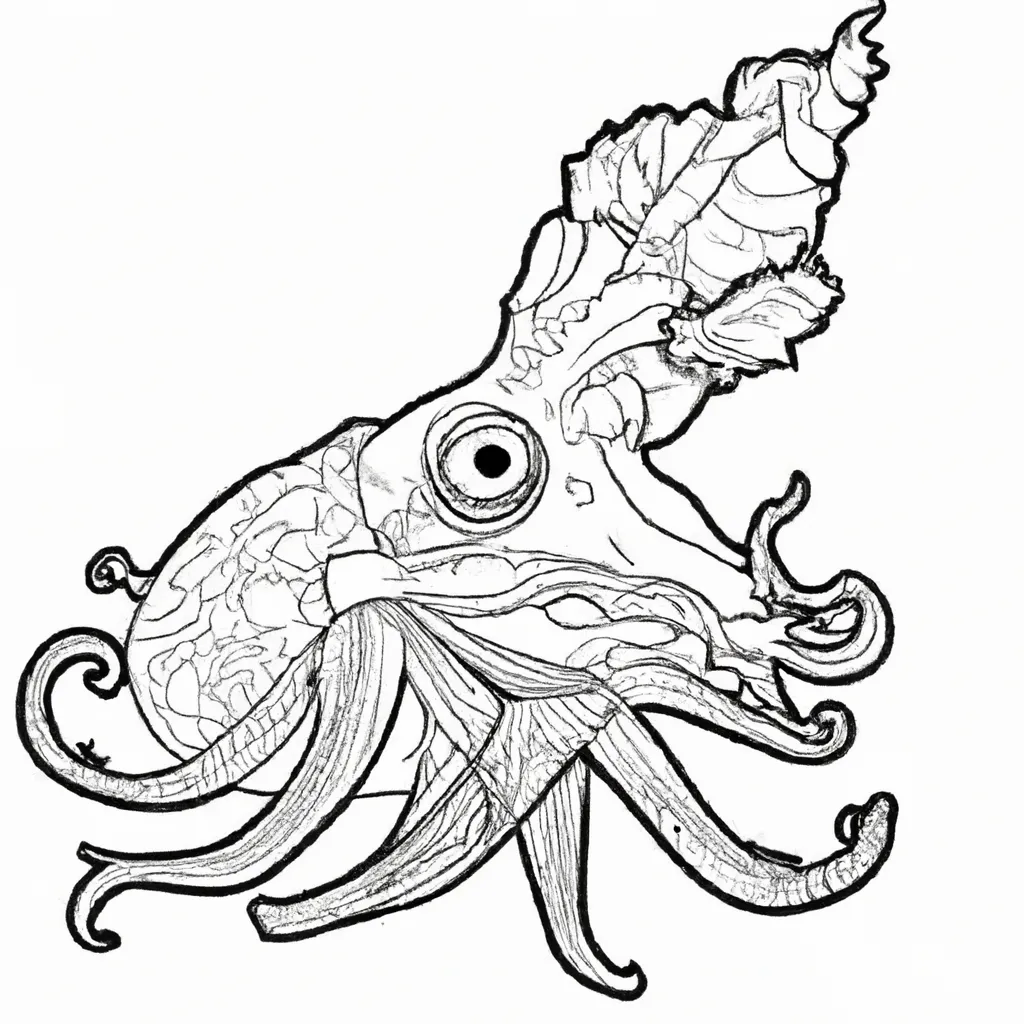 ameacas marinhas desenhos monstros oceano 14