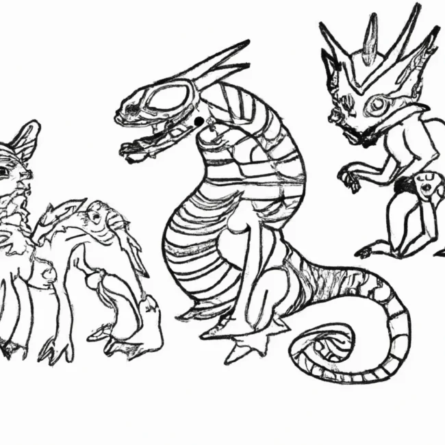 devoradores almas desenhos monstros fantasmagoricos 6