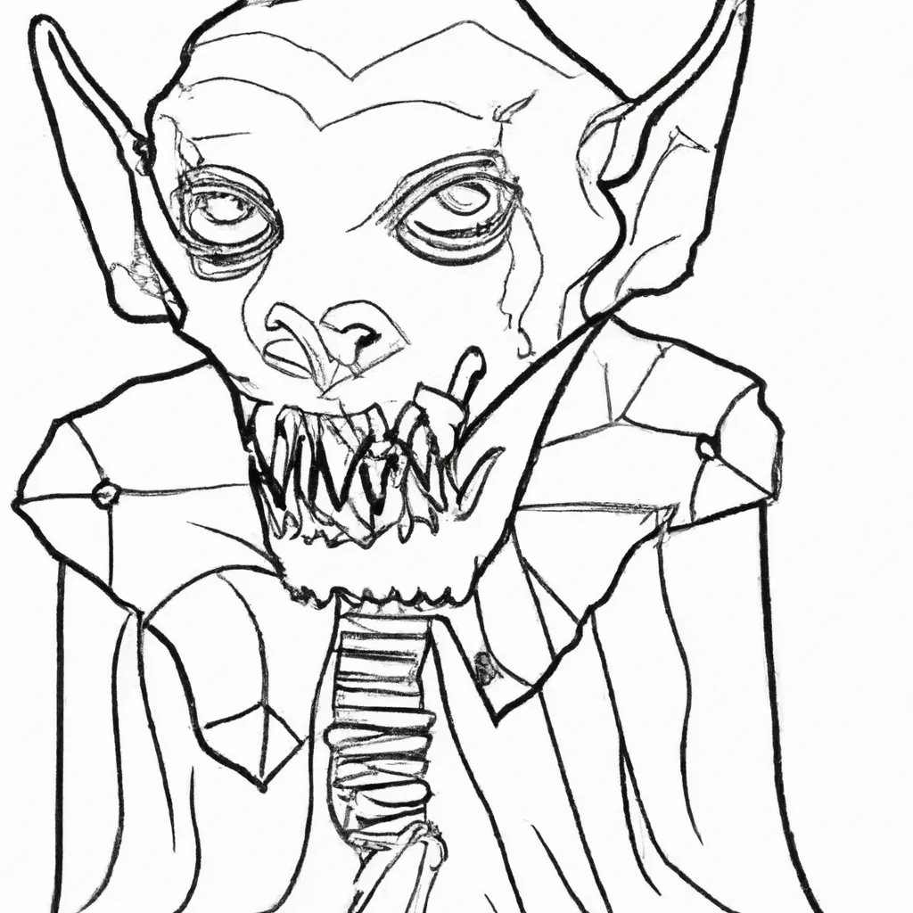 desenhos monstros vampiros imprimir colorir 1