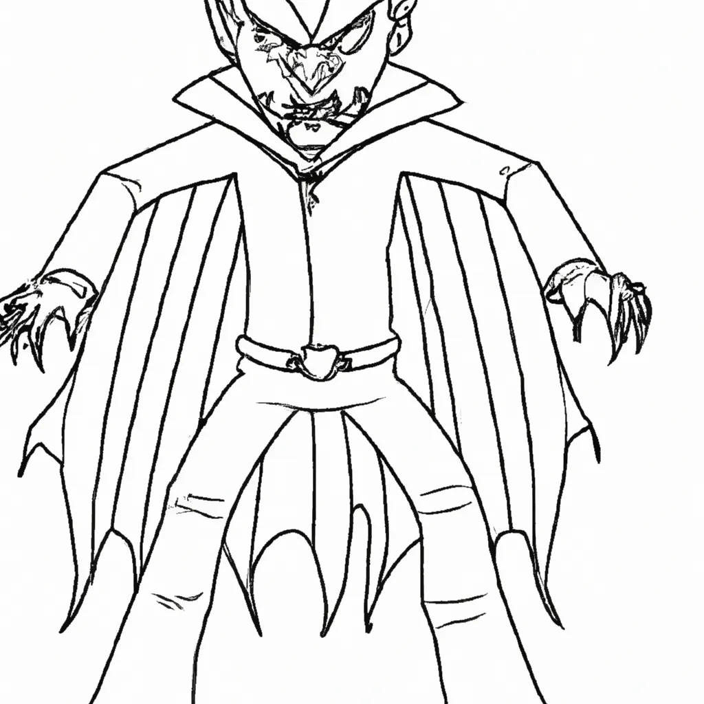 desenhos monstros vampiros imprimir colorir 2