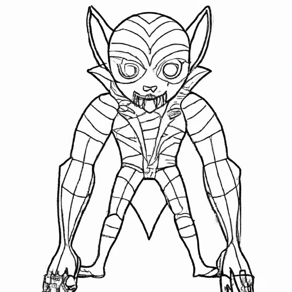 desenhos monstros vampiros imprimir colorir 3