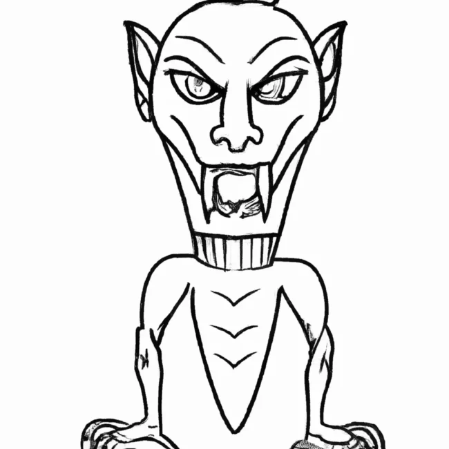 desenhos monstros vampiros imprimir colorir 6