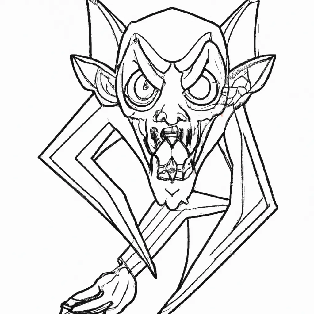 desenhos monstros vampiros imprimir colorir 11