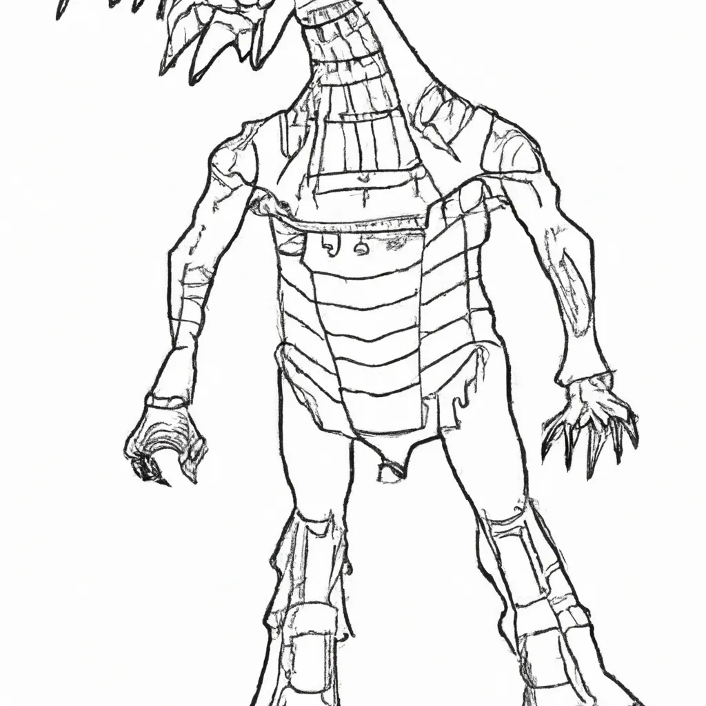desenhos monstros gigantes imprimir colorir 5