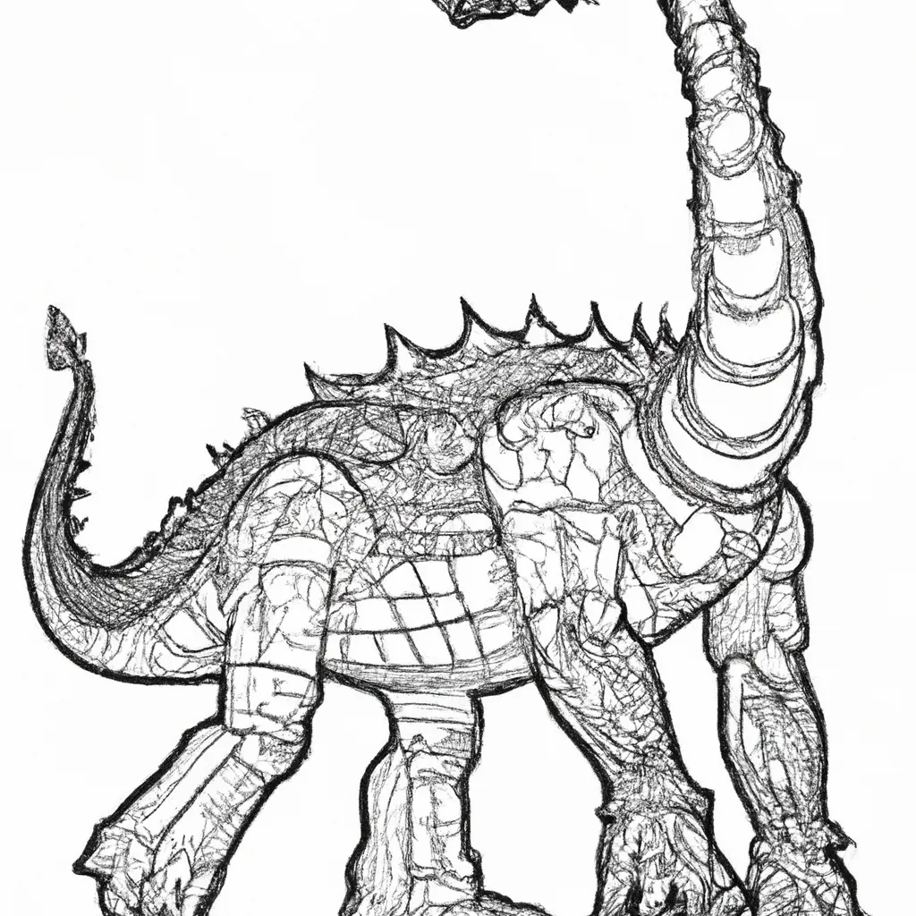 desenhos monstros gigantes imprimir colorir 13