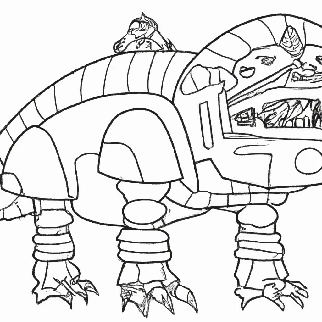 desenhos monstros gigantes imprimir colorir 14