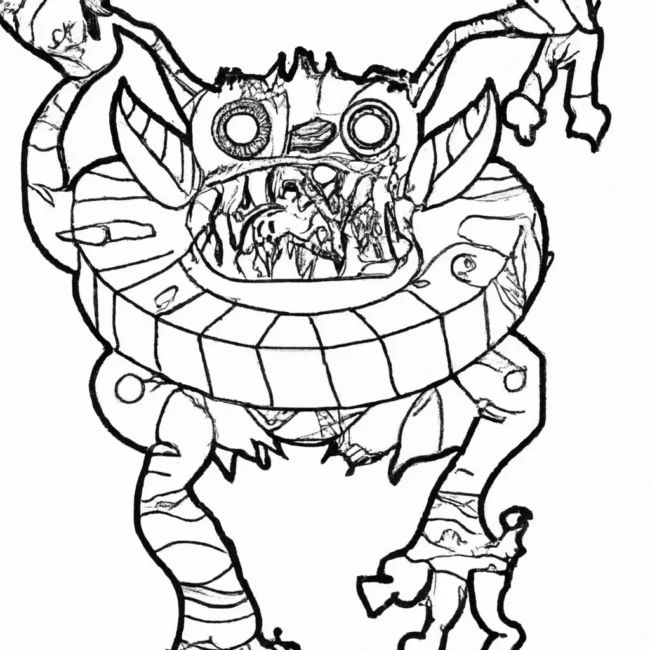 horrores subconsciente desenhos monstros pesadelo