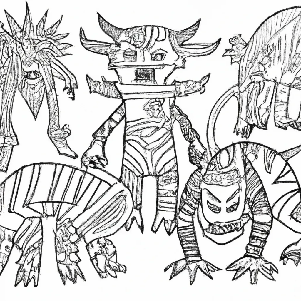 abominacoes natureza desenhos monstros mutantes 13 abominacoes natureza desenhos monstros mutantes 13