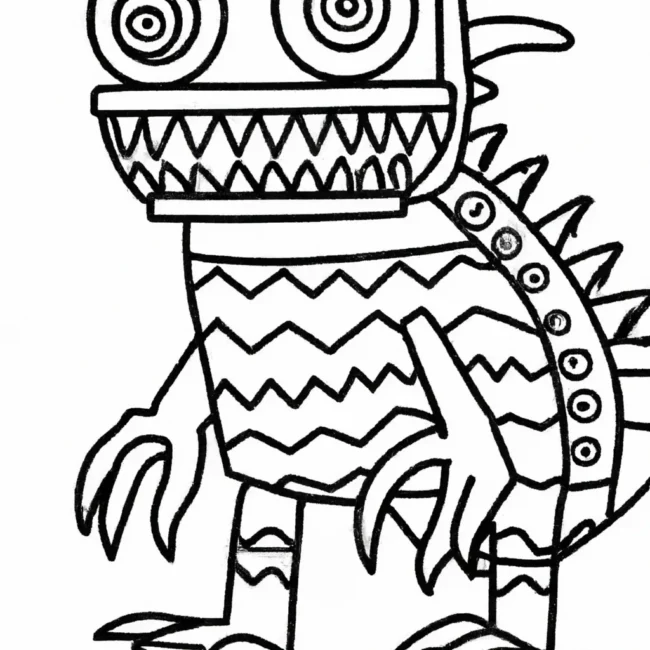 criaturas medo desenhos monstros assustadores 10
