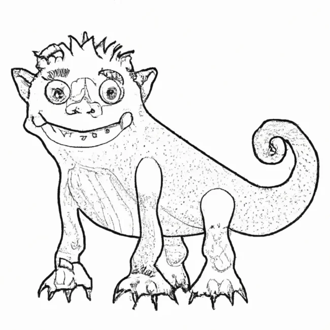 criaturas medo desenhos monstros assustadores 12