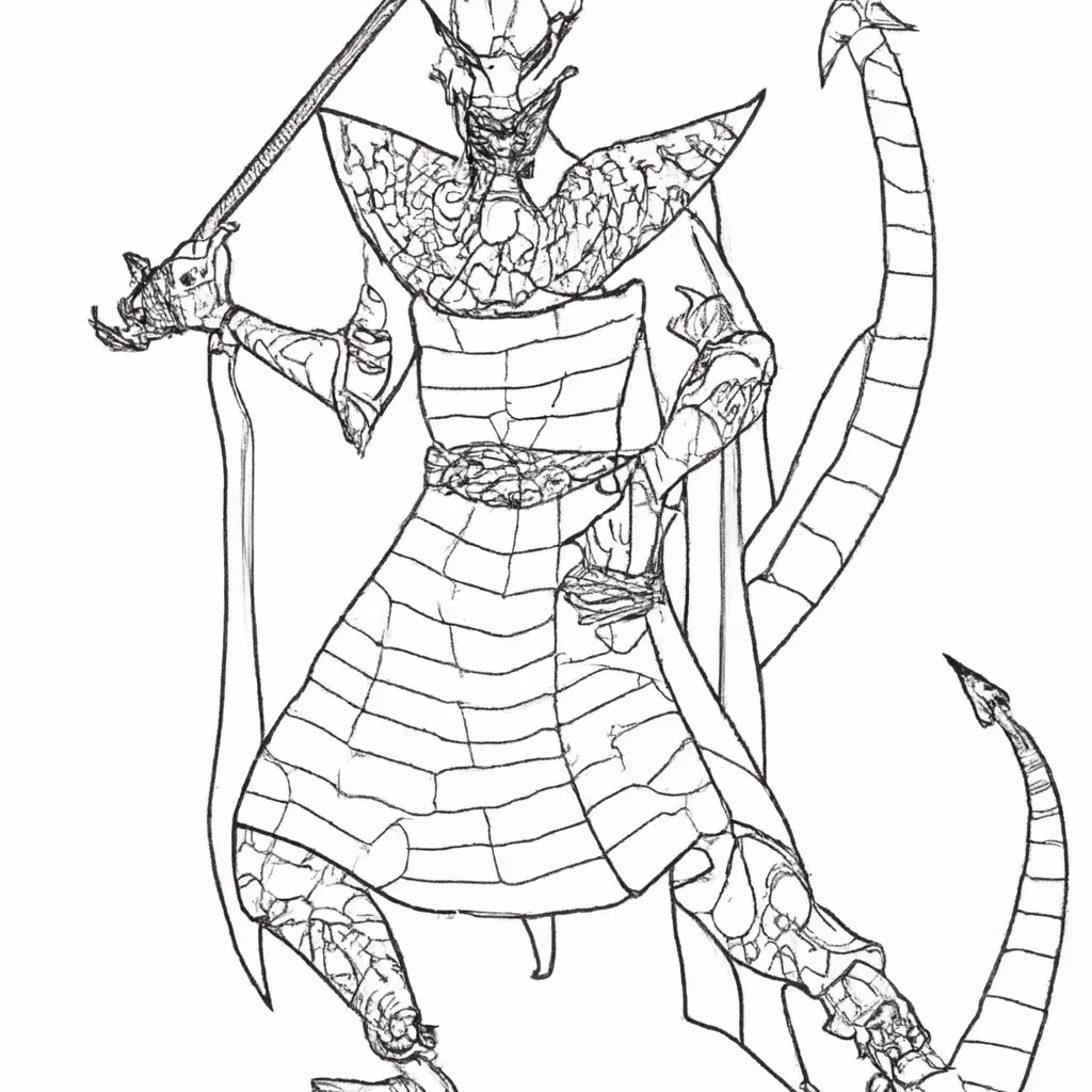 pesadelos era medieval desenhos monstros imprimir colorir 3