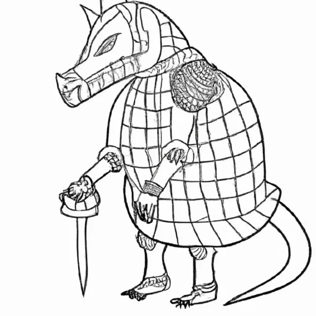 pesadelos era medieval desenhos monstros imprimir colorir 6