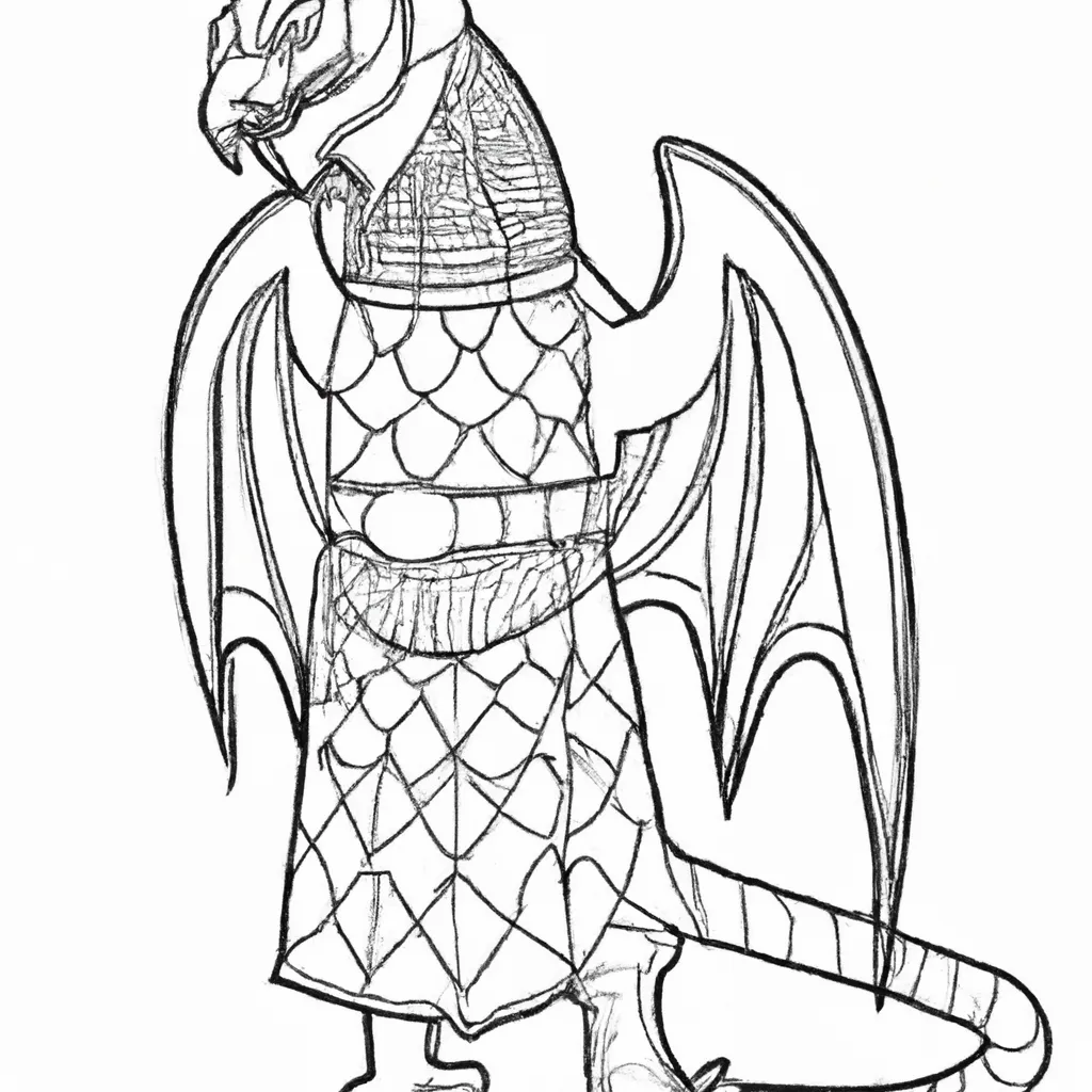 pesadelos era medieval desenhos monstros imprimir colorir 14