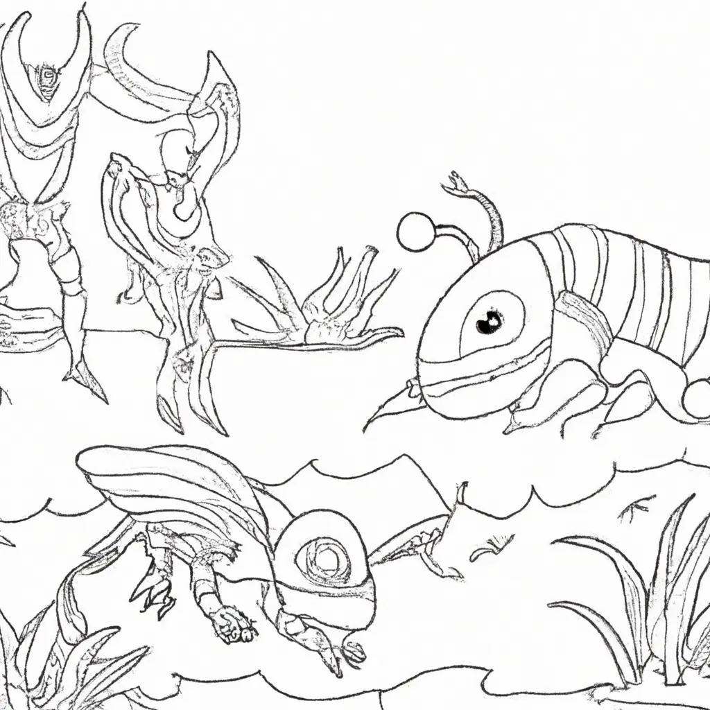monstros pantano desenhos criaturas lamacentas imprimir colorir 7 monstros pantano desenhos criaturas lamacentas imprimir colorir 7
