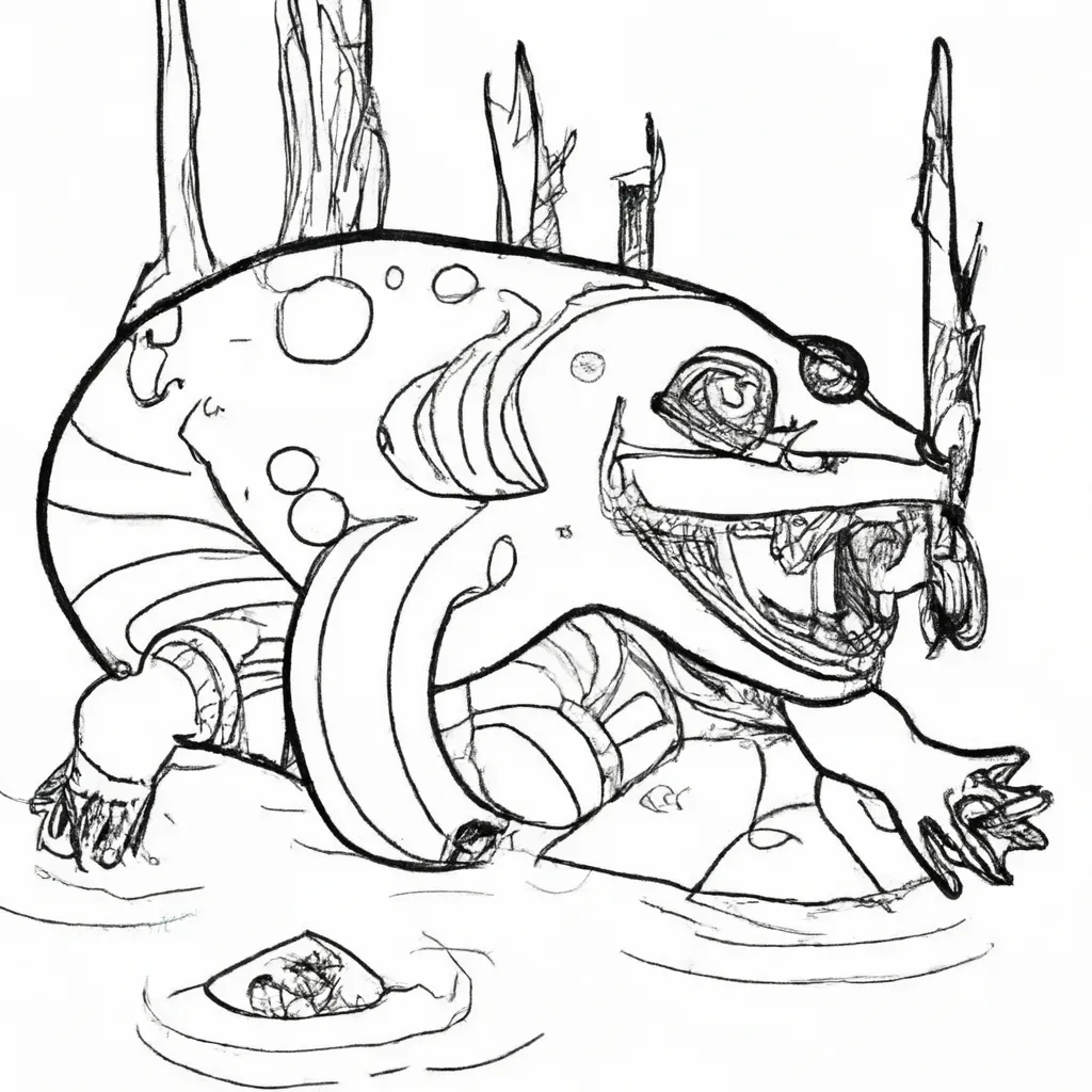 monstros pantano desenhos criaturas lamacentas imprimir colorir 11 monstros pantano desenhos criaturas lamacentas imprimir colorir 11