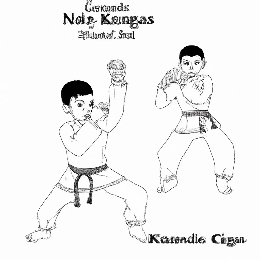 danca combate desenhos hapkido imprimir colorir
