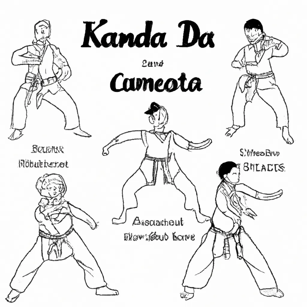 danca combate desenhos hapkido imprimir colorir 14